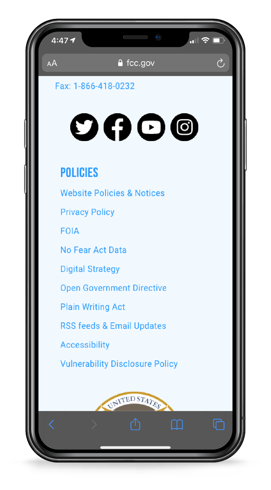 Wireframe Mobile Footer