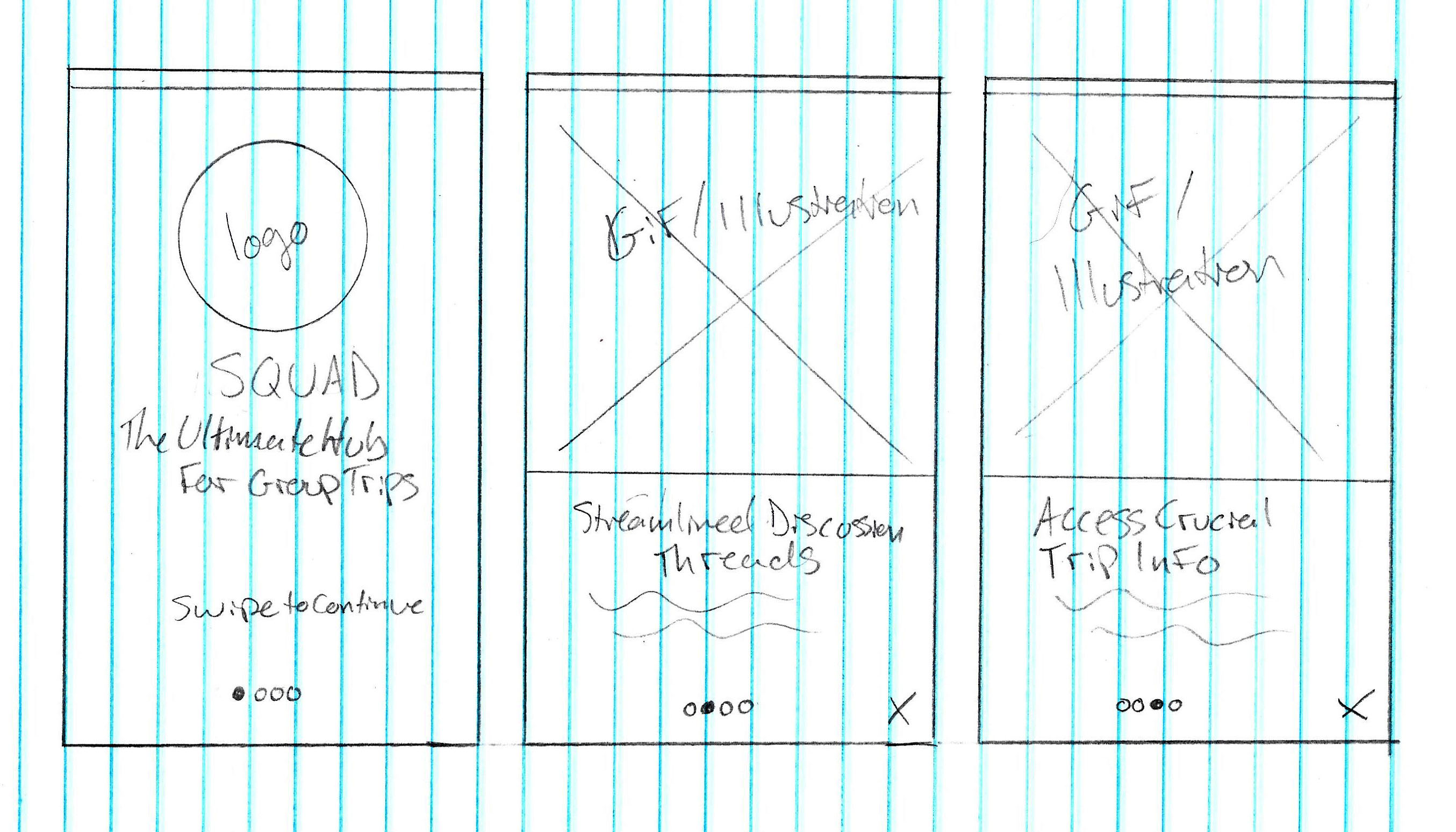 Wireframe Sketches 01