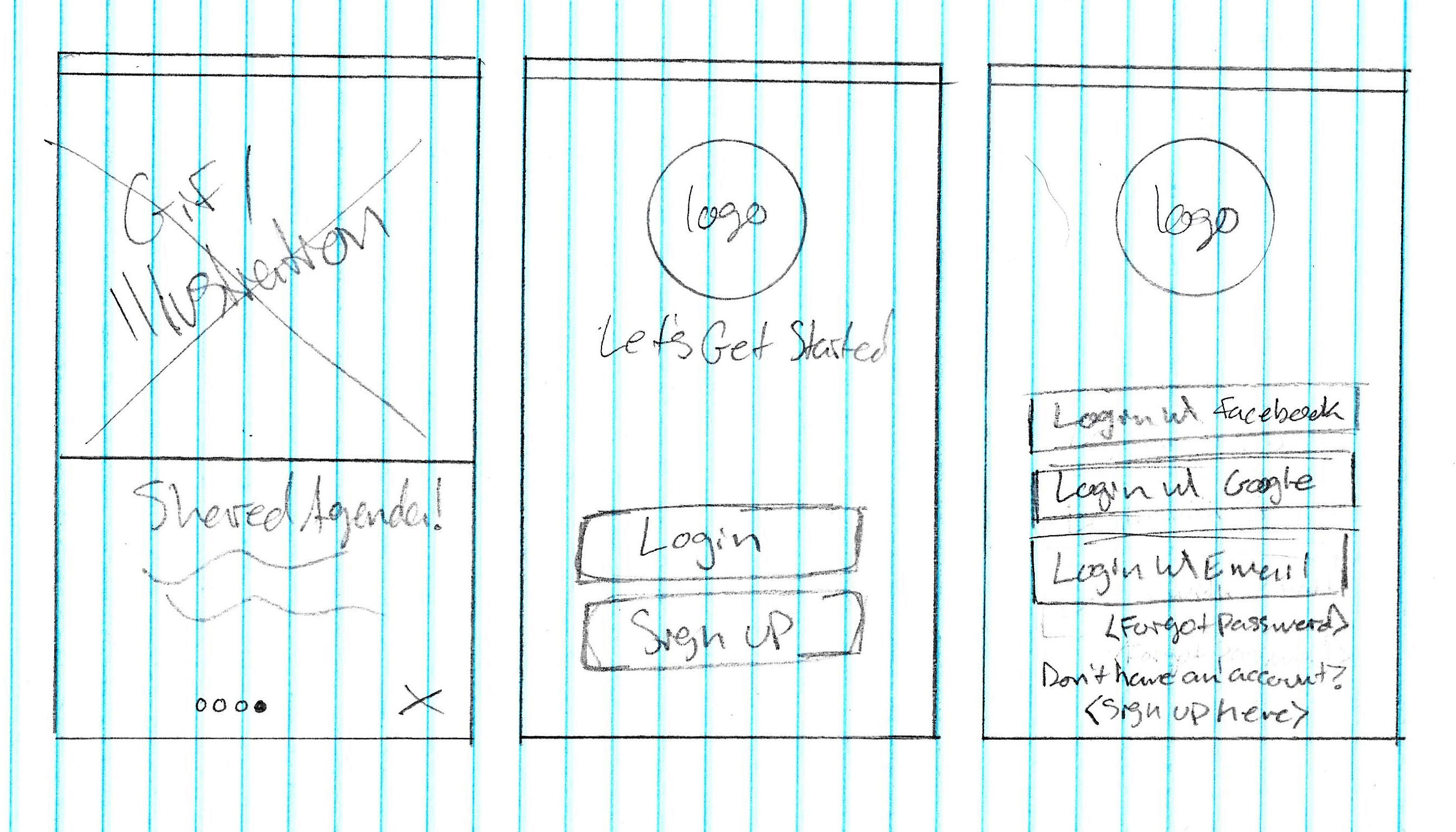 Wireframe Sketches 01