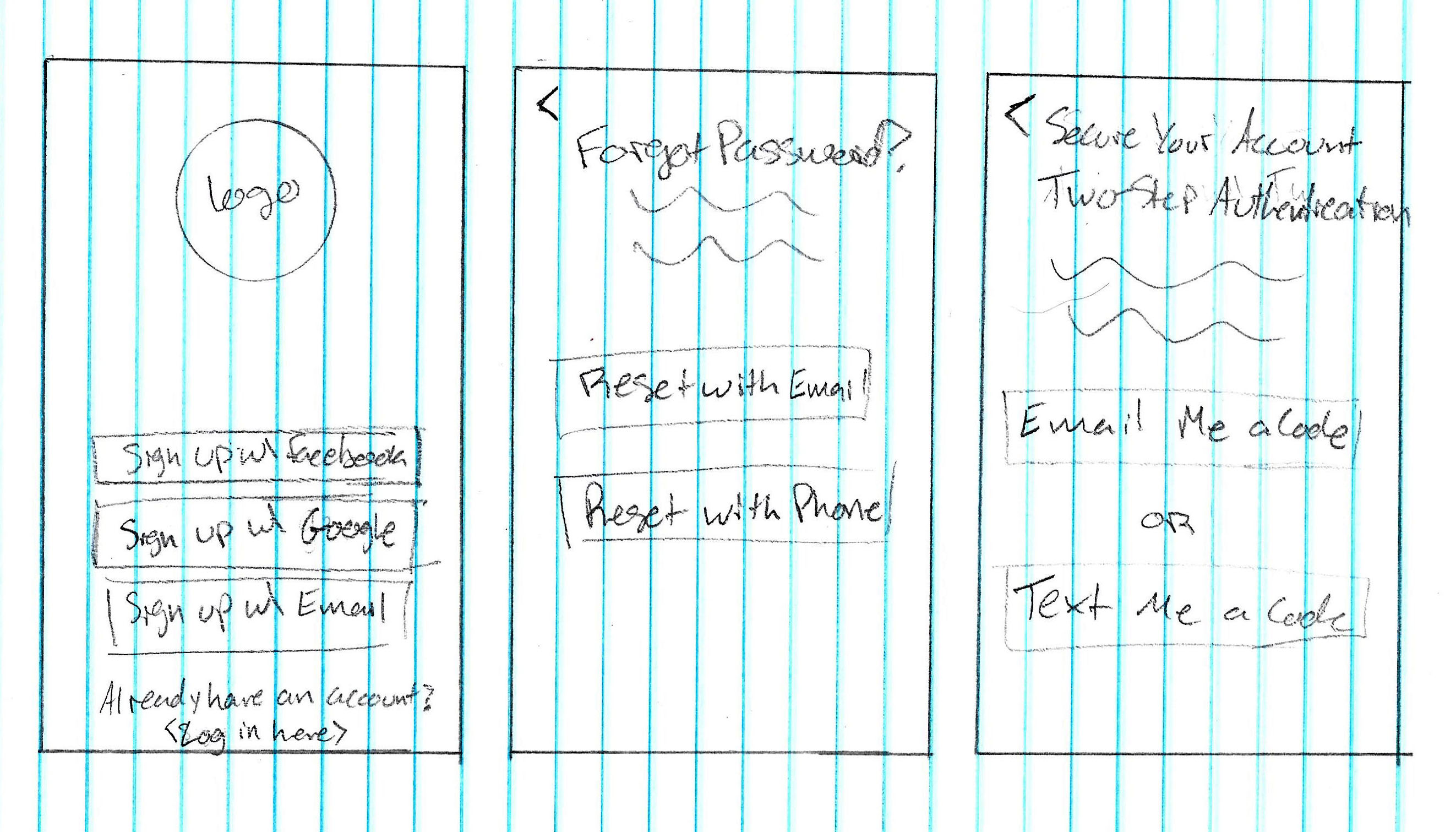 Wireframe Sketches 01