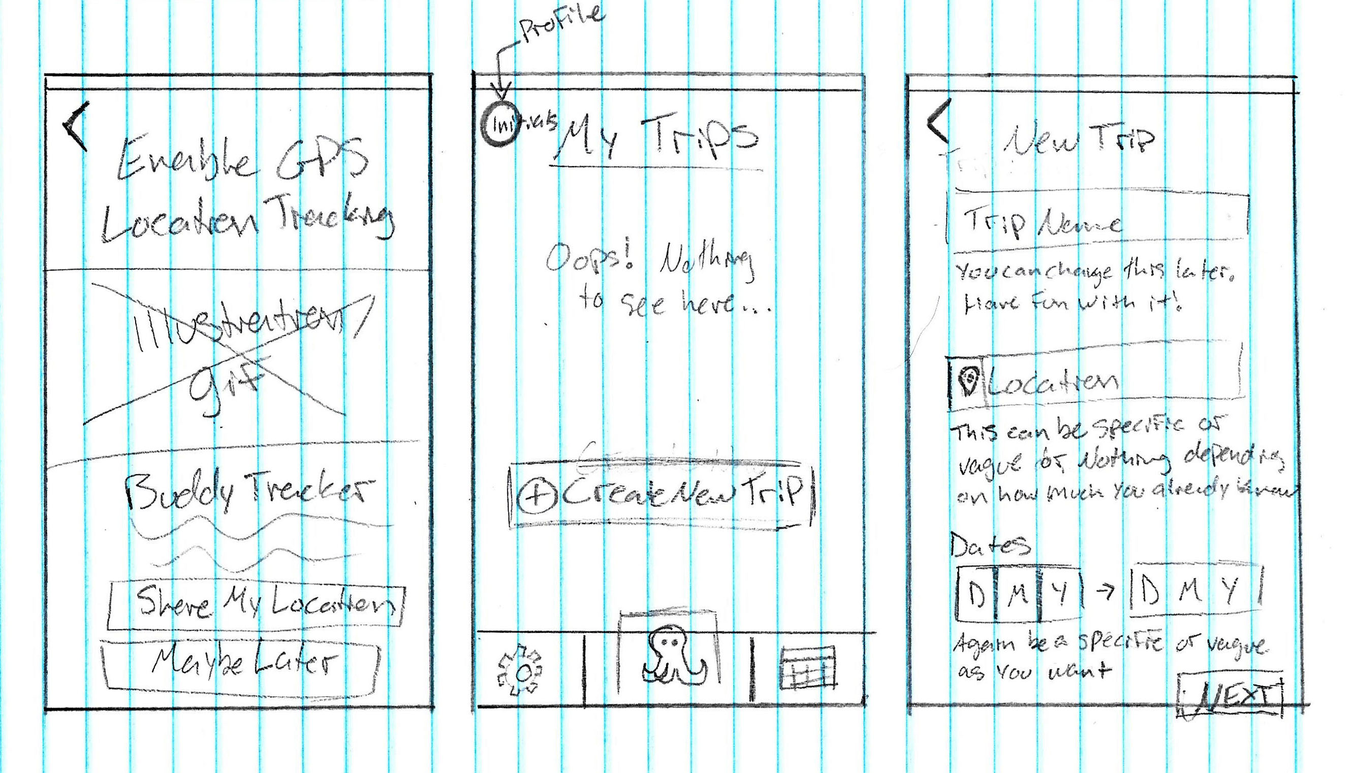 Wireframe Sketches 01