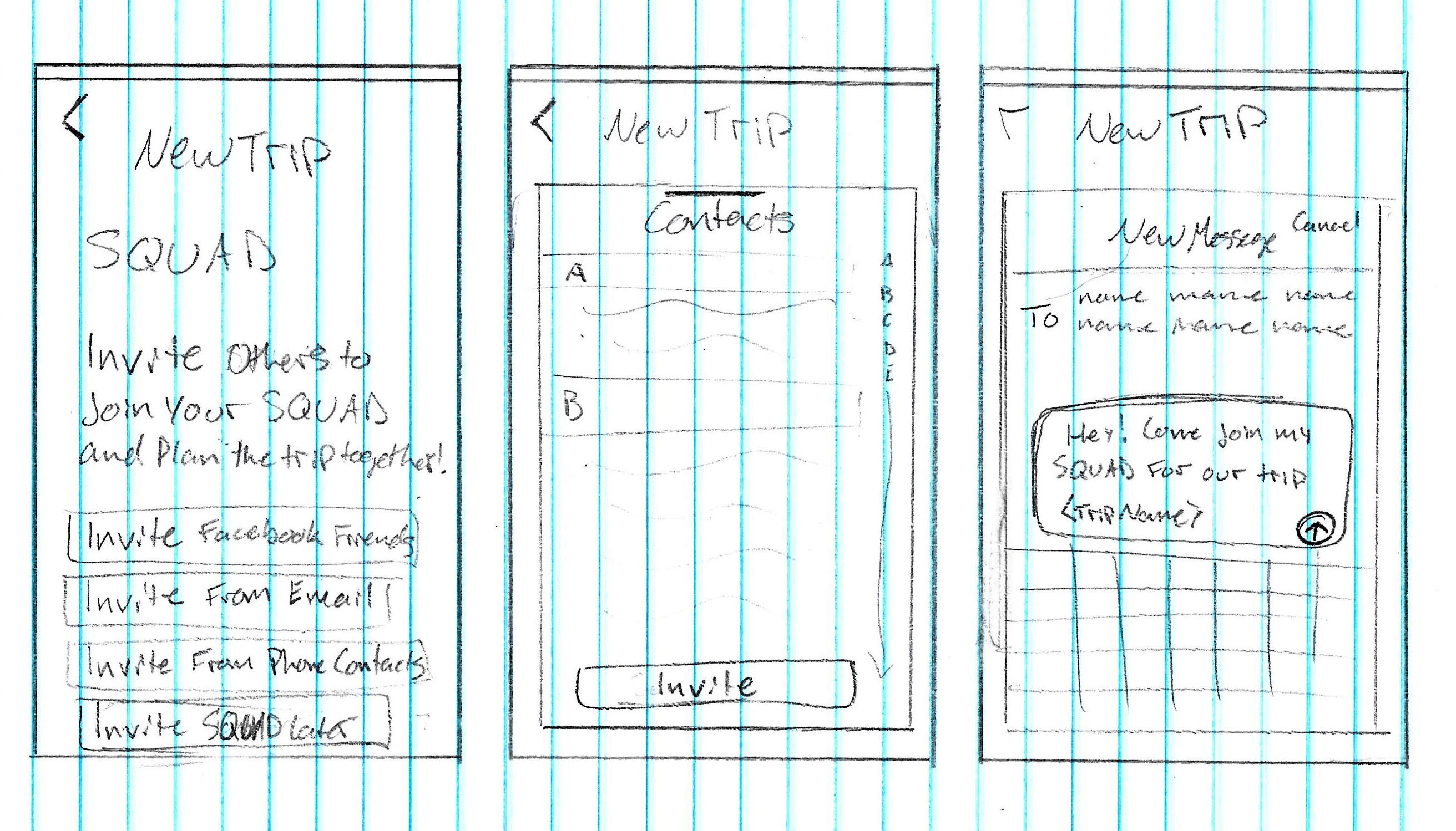Wireframe Sketches 01